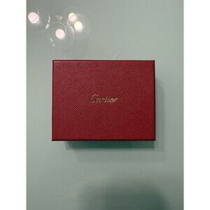 AUTHENTIC Cartier Red Gift Box Empty Jewelry Presentation Storage Box